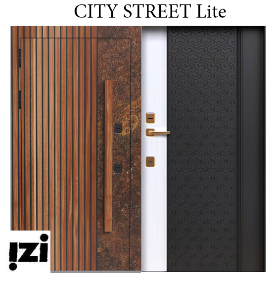 Входные металлические двери CITY STREET Lite  дизайнерские двери