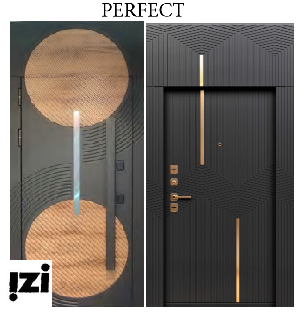 Входные металлические двери PERFECT  дизайнерские двери