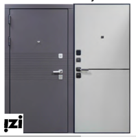 Входные металлические двери Grand Grey дизайнерские двери