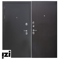 Входные металлические двери Лабиринт Серебро Венге дизайнерские двери