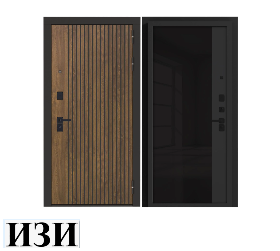 ВХОДНЫЕ ДВЕРИ Диона Грецкий орех плюс патина Вн.Черный кварц ,лакобель черная, ДВЕРЬ  КВАРТИРЫ
