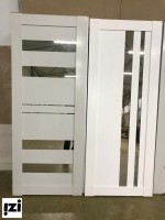 603 лиственница белая стекло чёрное двери в Ростове на Дону