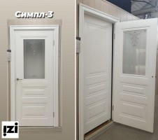 Межкомнатные двери Симпл-3 эмаль / цвет белый ПГ