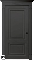 Межкомнатные двери Верона / цвет Barhat Black ПГ (двери черные)