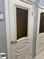 Межкомнатные двери Ростов на Дону Ривьера латте шпон Румакс