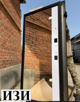 Входные двери  Клио Авокадо двери для квартиры зеркало