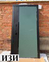 Входные двери  Клио Авокадо двери для квартиры зеркало