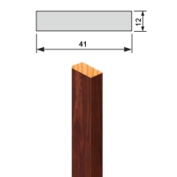 Притворная планка ОРЕХ ТЕМНЫЙ МС