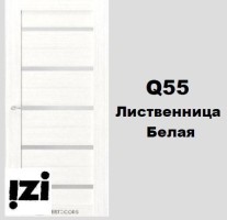 Входные двери ДВОЙНИК  Q55 Лиственница Белая квартира, улица