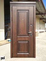 Входные двери Виктория  винорит NUSSBAUM патина черная,Альберо браш (цвет белый под крашенный массив), дверь для квартиры