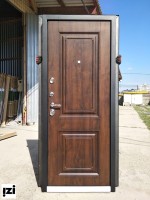 Входные двери Виктория  винорит NUSSBAUM патина черная,Альберо браш (цвет белый под крашенный массив), дверь для квартиры