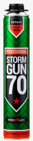 Пена монтажная STORM GUN PRO 70л NEW (упаковка 12 шт)