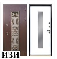 Входные двери  Джулия Термо (терморазрыв) В наличии! белая панель