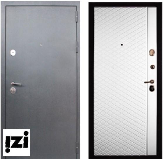Входные двери МП Торино букле серый бетон снежный дверь уличная