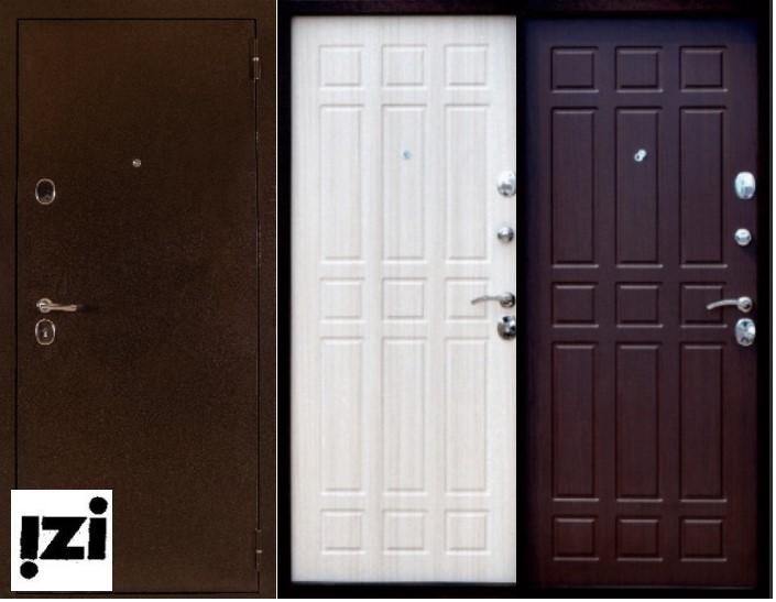Входные двери МП Веста mini антик венге / белый ясень дверь уличная