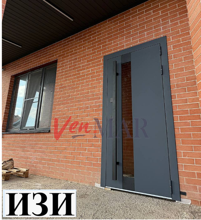 Входные двери Кронос Термо RAl 7021 терморазрыв