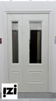 Межкомнатные двери Ультра Бс 4 2100мм, эмаль Жемчуг