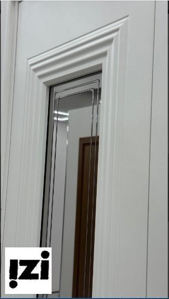 Межкомнатные двери Ультра Бс 4 2100мм, эмаль Жемчуг