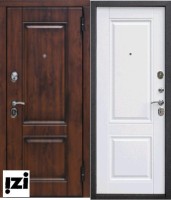 Входные двери Феррони 9,5 Вена Винорит Патина МДФ/МДФ Белый матовый дверь квартирная