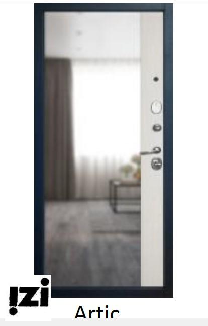 Входные двери EXPERT Pro Glanta Artic MAXI Mirror зеркало (VFD  Владимировская фабрика дверей )