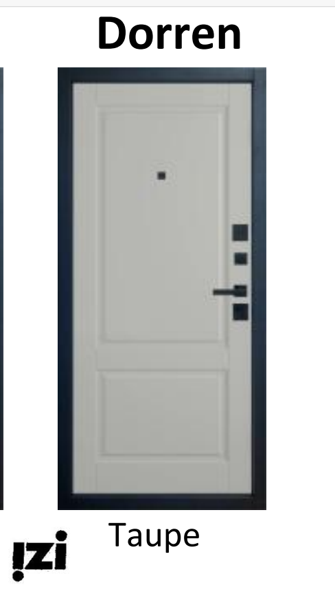Входные двери BALANCE Twin Dorren Taupe VFD Владимировская фабрика дверей
