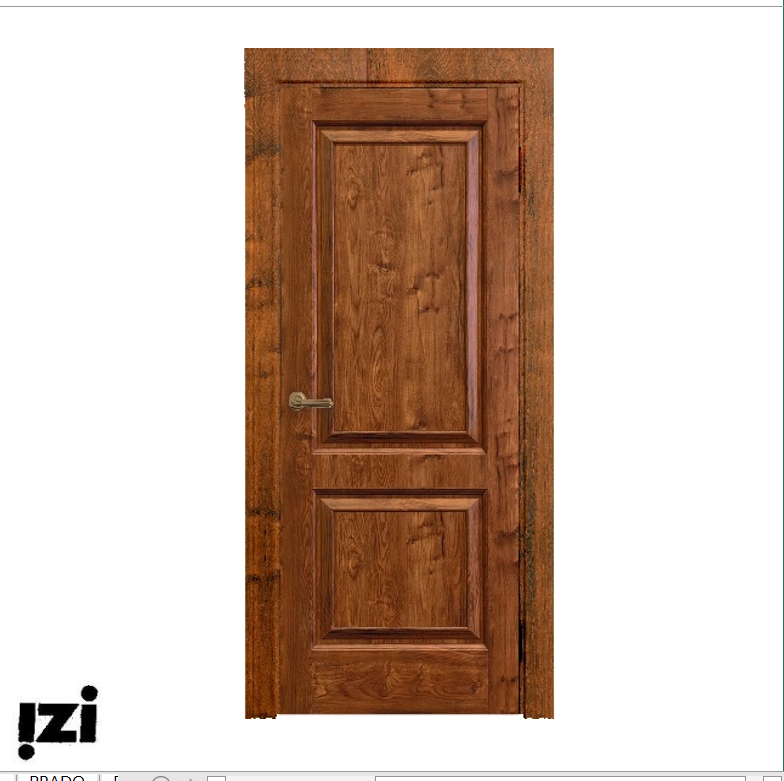 Межкомнатные двери КОЛЛЕКЦИЯ «СИБИРЬ» ПДГ 42002 Орех натуральный