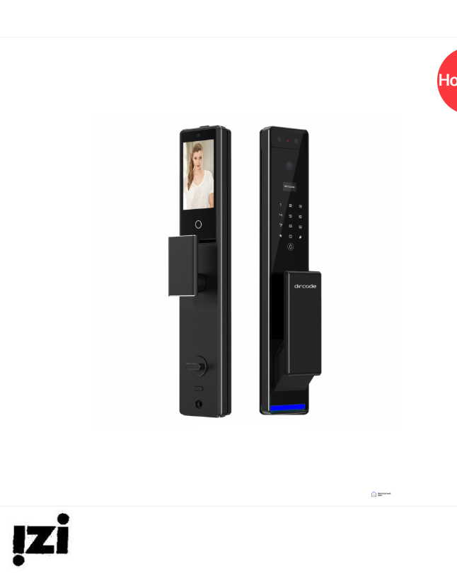 Электронный дверной замок Dircode T850 с распознаванием лица