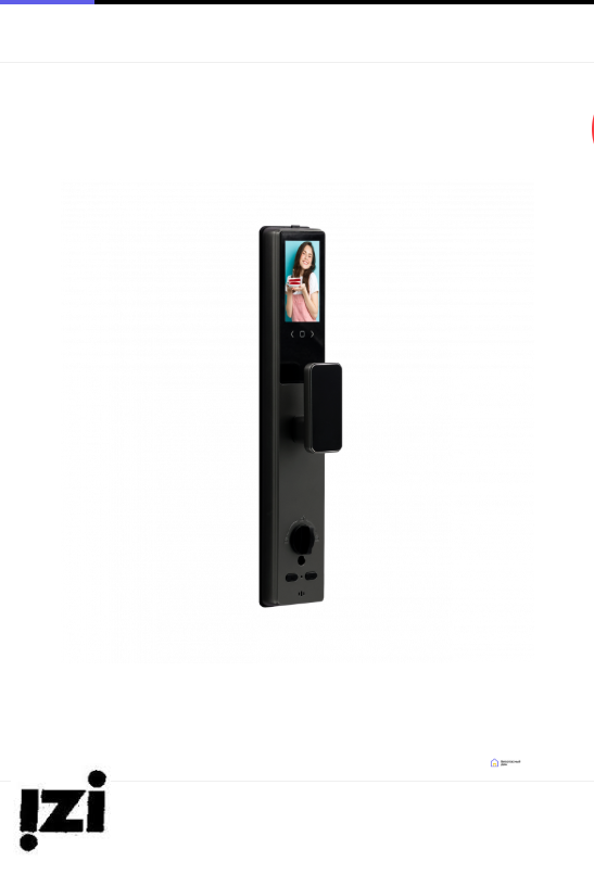 Электронный дверной замок Dircode U800 с распознаванием лица