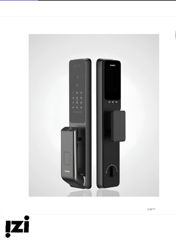 Электронный дверной замок Kaadas Q9 FVP Finger Vein/3D Face