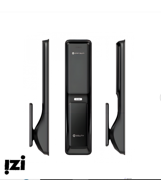 Электронный дверной замок Solity GP-6000BAK BLACK с Face ID