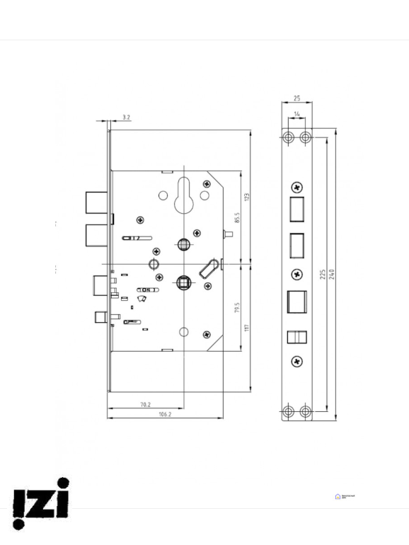Электронный дверной замок Solity GP-6000BAK BLACK с Face ID