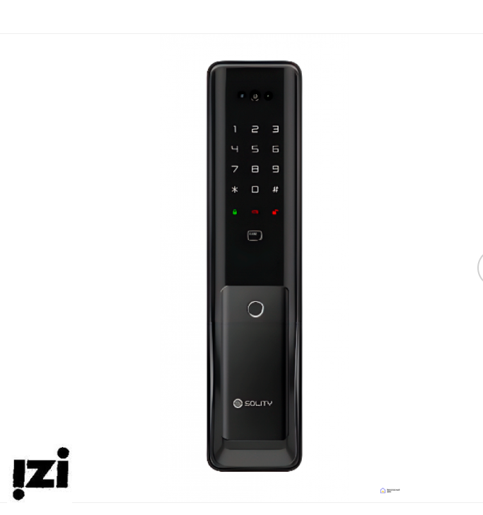 Электронный дверной замок Solity GP-6000BAK BLACK с Face ID