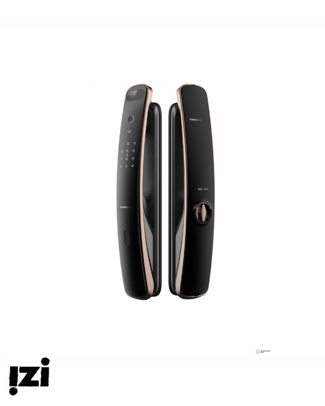 Электронный дверной замок с распознаванием лица Kaadas K19F gold c Face ID