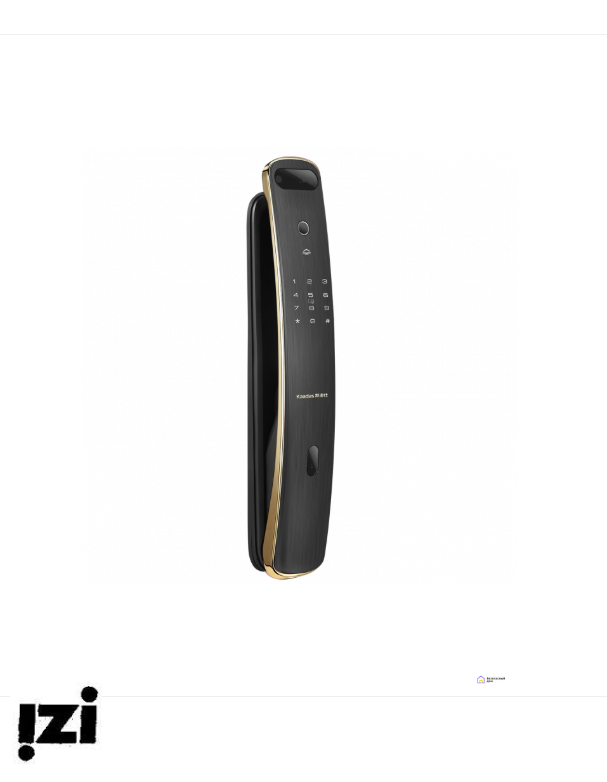 Электронный дверной замок с распознаванием лица Kaadas K19F gold c Face ID