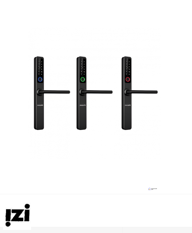 Электронный дверной замок Philips EasyKey DDL608-5HWS