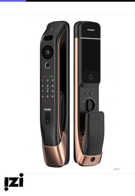 Электронный дверной замок с распознаванием лица Kaadas K20 Pro Max Copper
