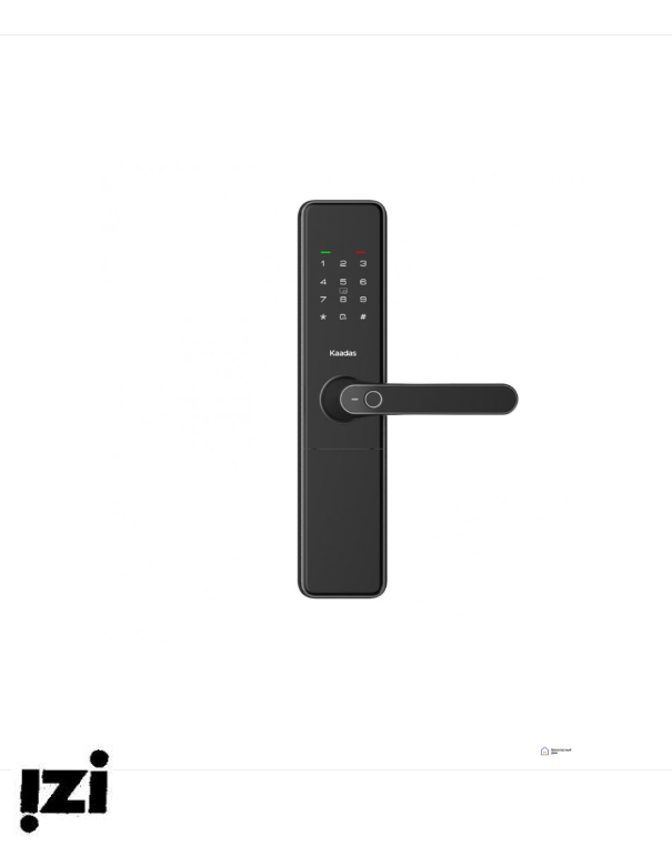 Электронный дверной замок Kaadas S500-5W с отпечатком пальца