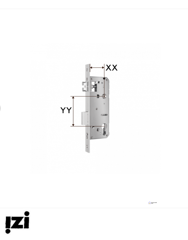 Электронный дверной замок Home Slim SILVER Novilock v.4237