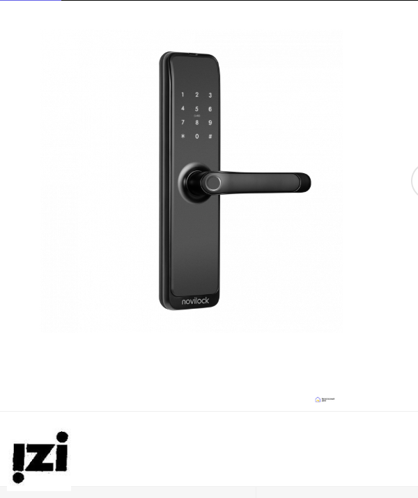Электронный дверной замок Smart Fast BLACK Novilock v.4213