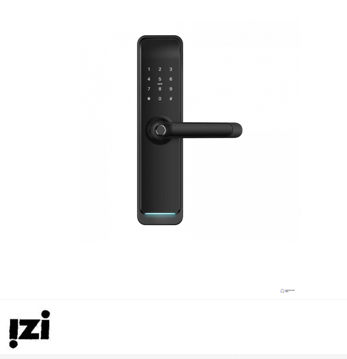 Электронный дверной замок Smart Fast BLACK Novilock v.4213