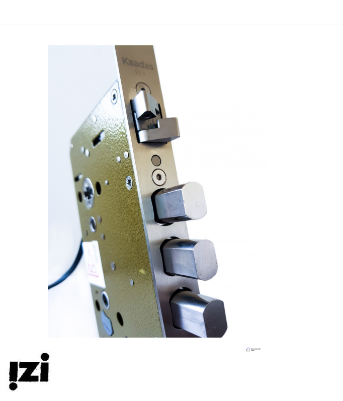 Врезной электронный дверной замок Kaadas K9-5W Black с отпечатком пальца