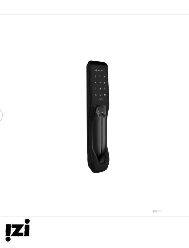 Электронный дверной замок Solity GP-3000BK BLACK с отпечатком пальца