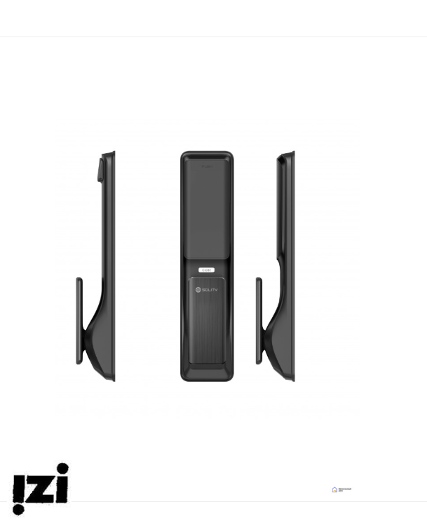 Электронный дверной замок Solity GSP-2000BK BLACK с отпечатком пальца