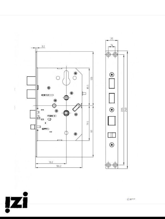 Электронный дверной замок Solity GP-6000BAK Champagne Gold с Face ID