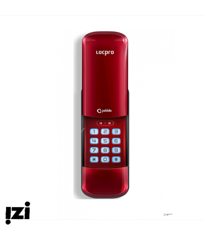 Накладной электронный дверной замок LocPro C50R2 Series Red Digital Door Lock