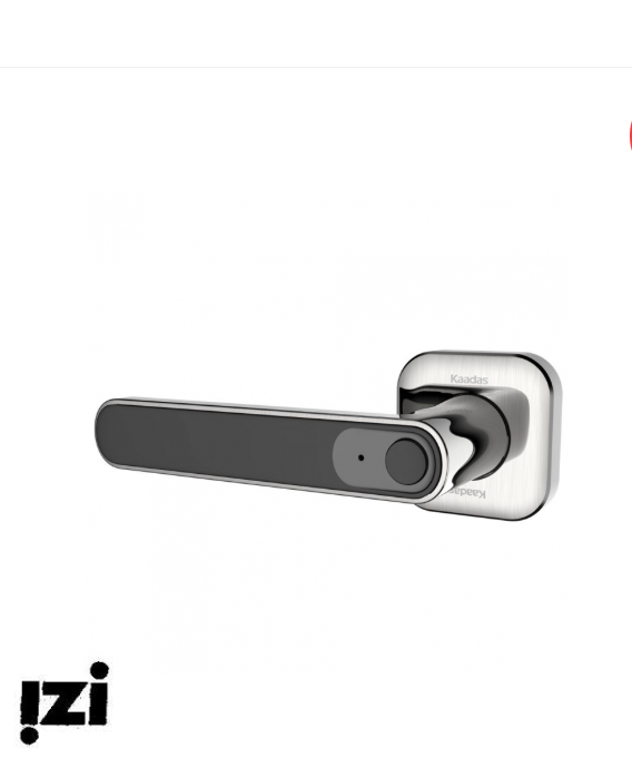 Врезной электронный дверной замок Kaadas LH01 Silver с отпечатком пальца