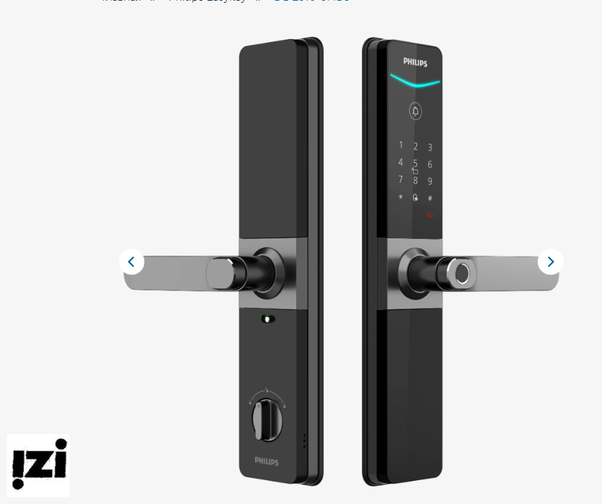 Philips Easykey DDL610-5HBS классический замок Электронные замки Dircode