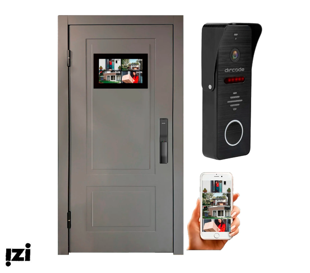 Dircode Vision T15 видеодомофон Электронные замки Dircode