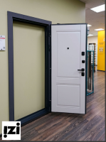 Входная дверь OIKO ACOUSTIC Art Black/DIM I-10 Angel Matt