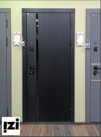 Входная дверь OIKO ACOUSTIC Art Black/DIM I-10 Angel Matt